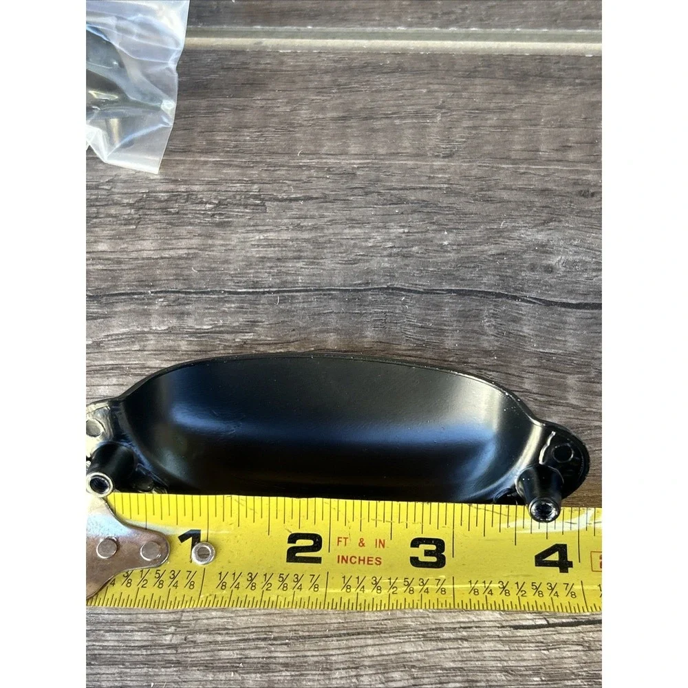 Cabinet Hardware‎ Flat Black Cabinet Cup Pulls Lot Of 6